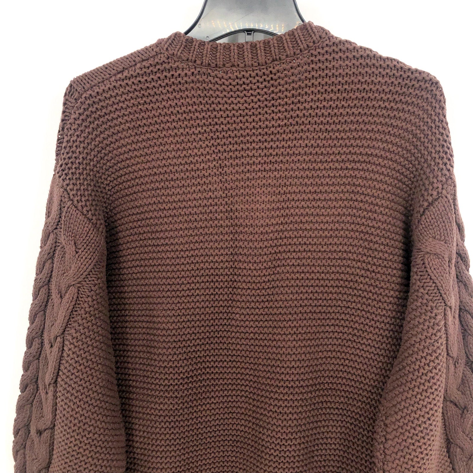 BARDOT Women's Bell Knit Sweater Dress Size 4 Small Chocolate Brown NWT
