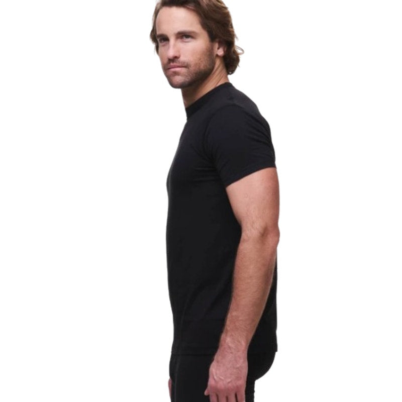 TASC Men's BamBare Bamboo Comfort Crewneck Undershirt XL Black NWT
