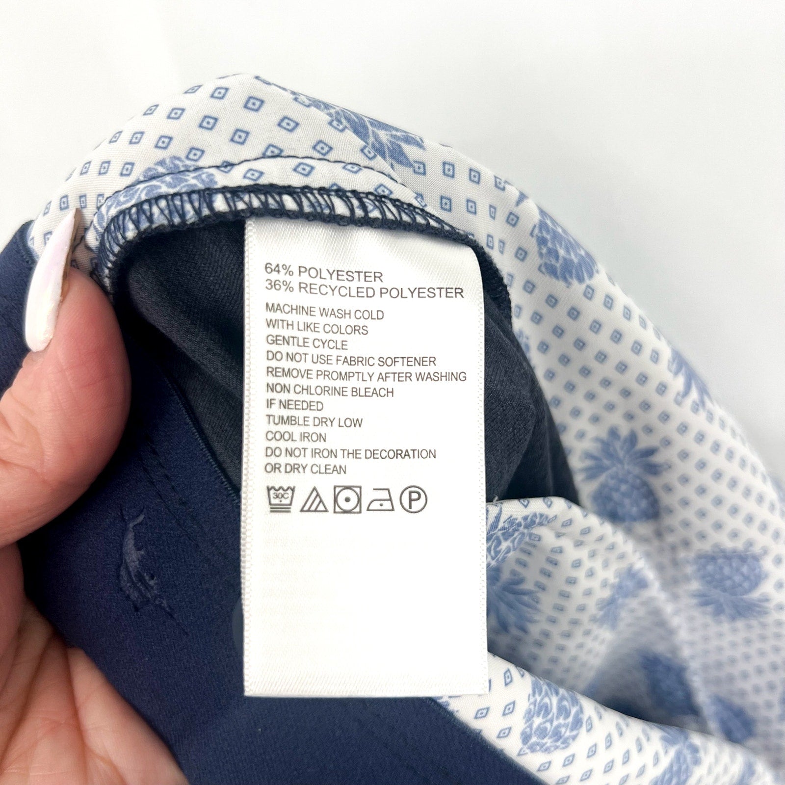 TOMMY BAHAMA Men's On Par Pants 35 x 32 Belmond Blue Golf Performance NWT