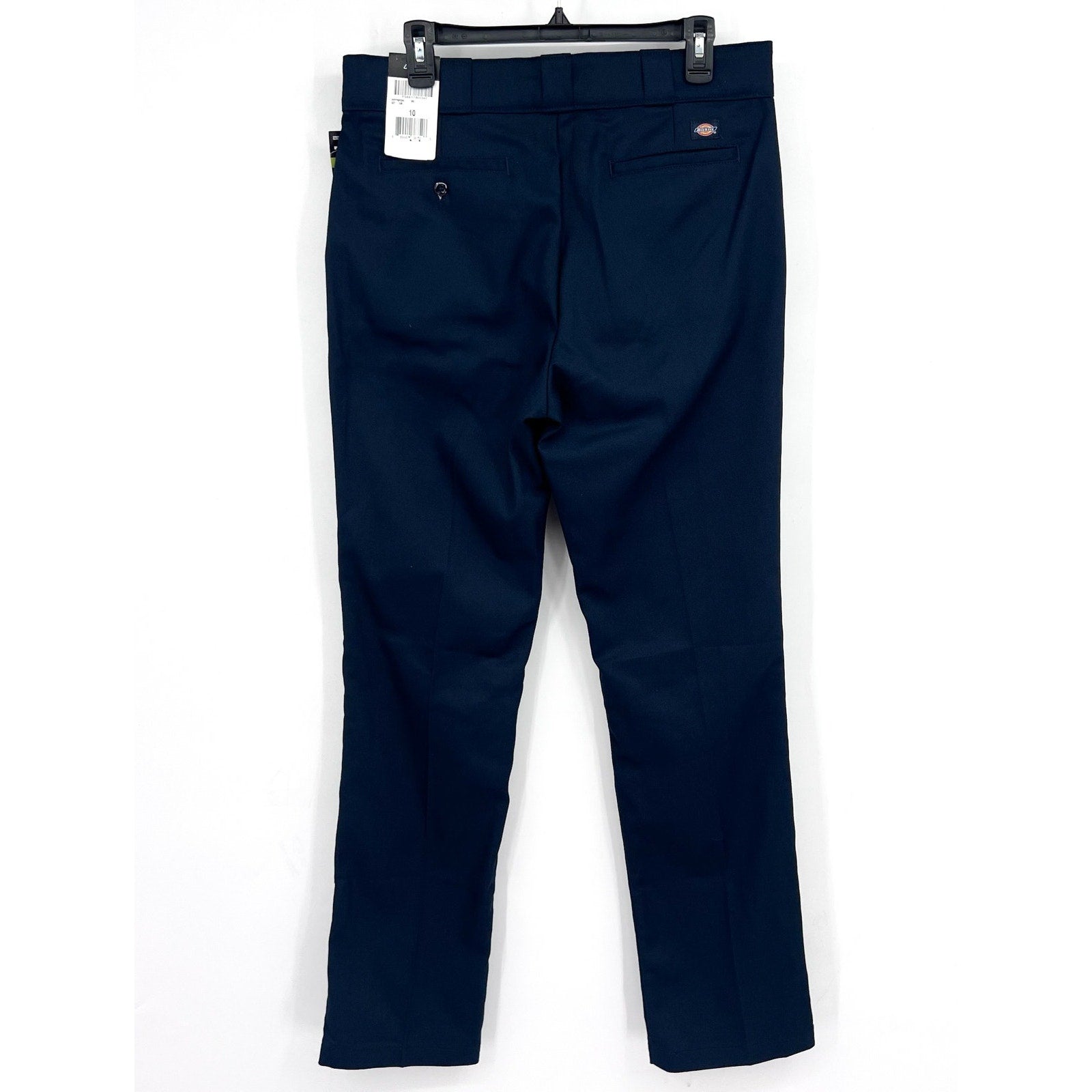 DICKIES Women's FLEX Original Fit Work Pants Size 10 Navy Blue Stretch Twill NWT