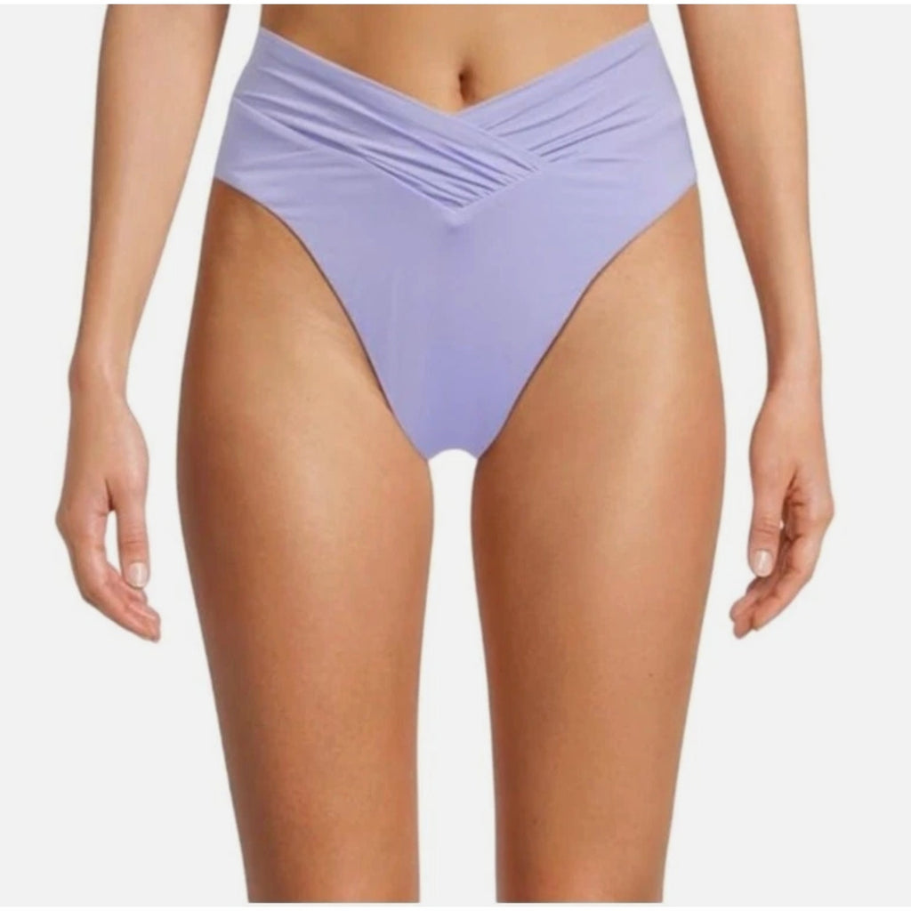 BECCA Color Code Carolina French Cut Bikini Bottom Medium Bellflower Purple NWT