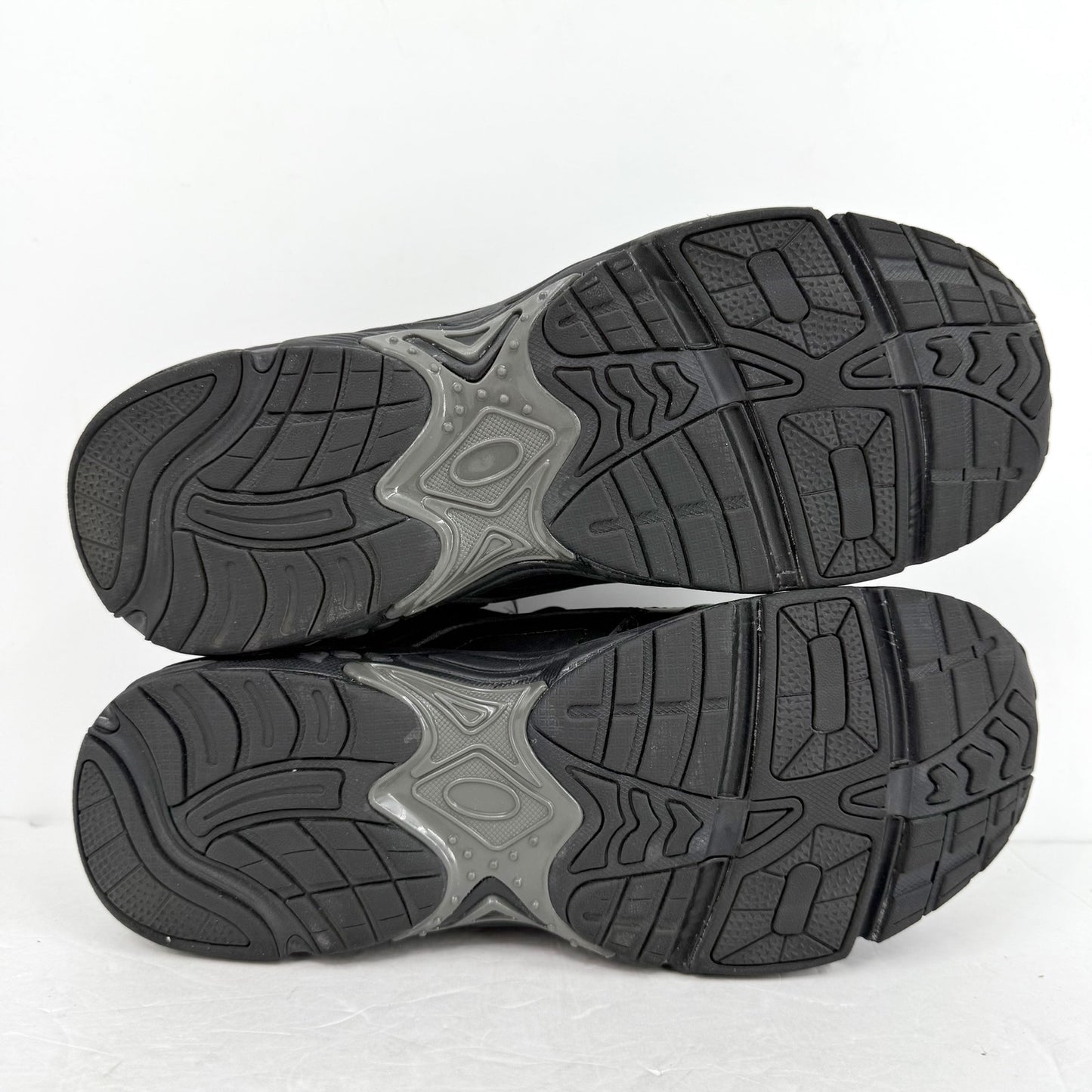 Vionic Mens 23Walk 2.0 Sneakers US 11.5 Wide EU 44.5 Black Leather Athletic NIB