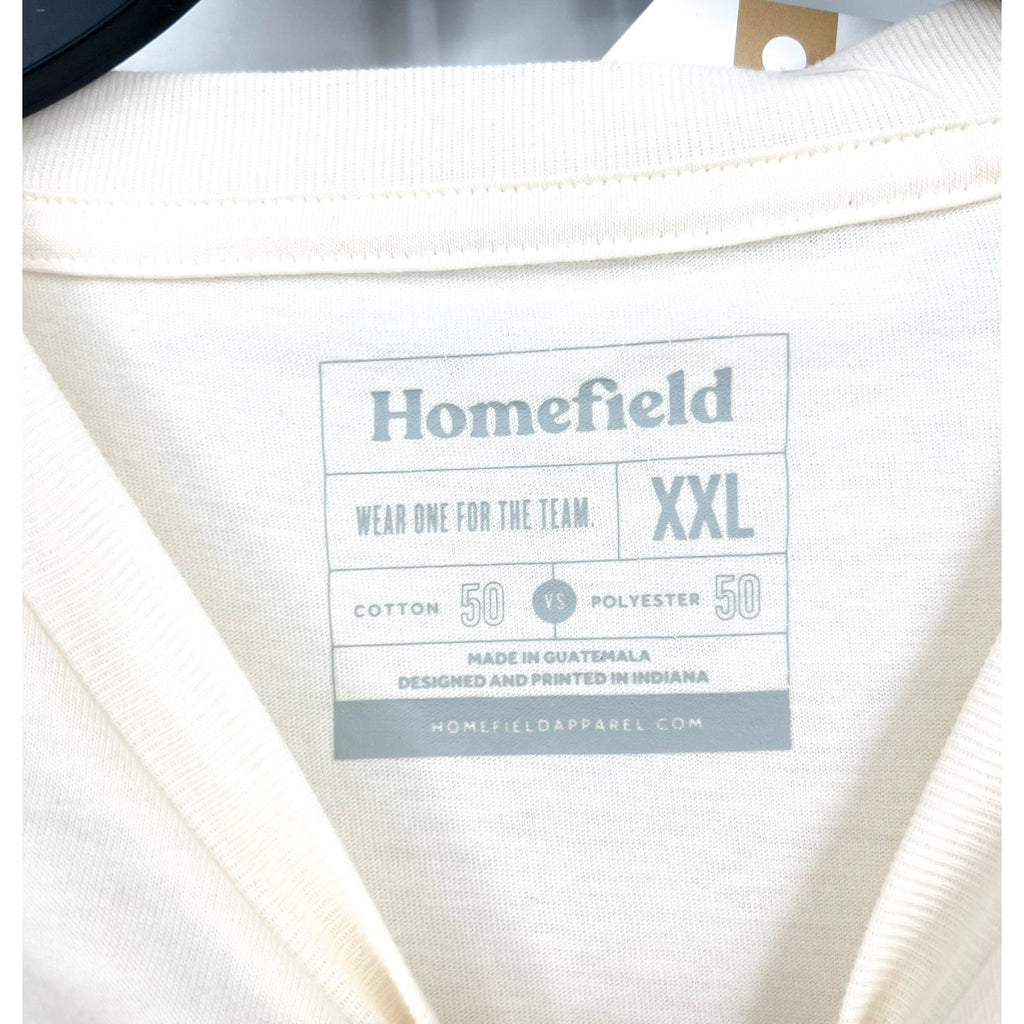 HOMEFIELD Mens Texas A&M Ol' Sarge "Good Bull" Tee XXL Cream Short Sleeve NWT