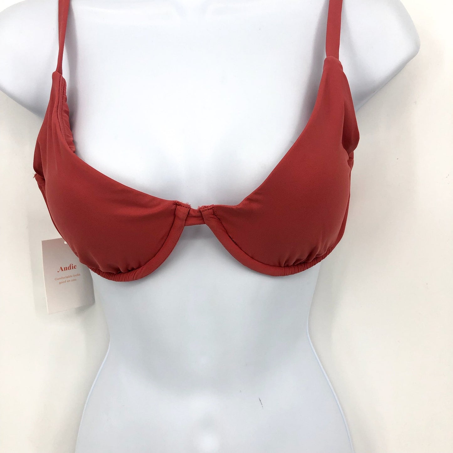 ANDIE SWIM Women's Sicily Underwire Bikini Top Medium Punch Pink