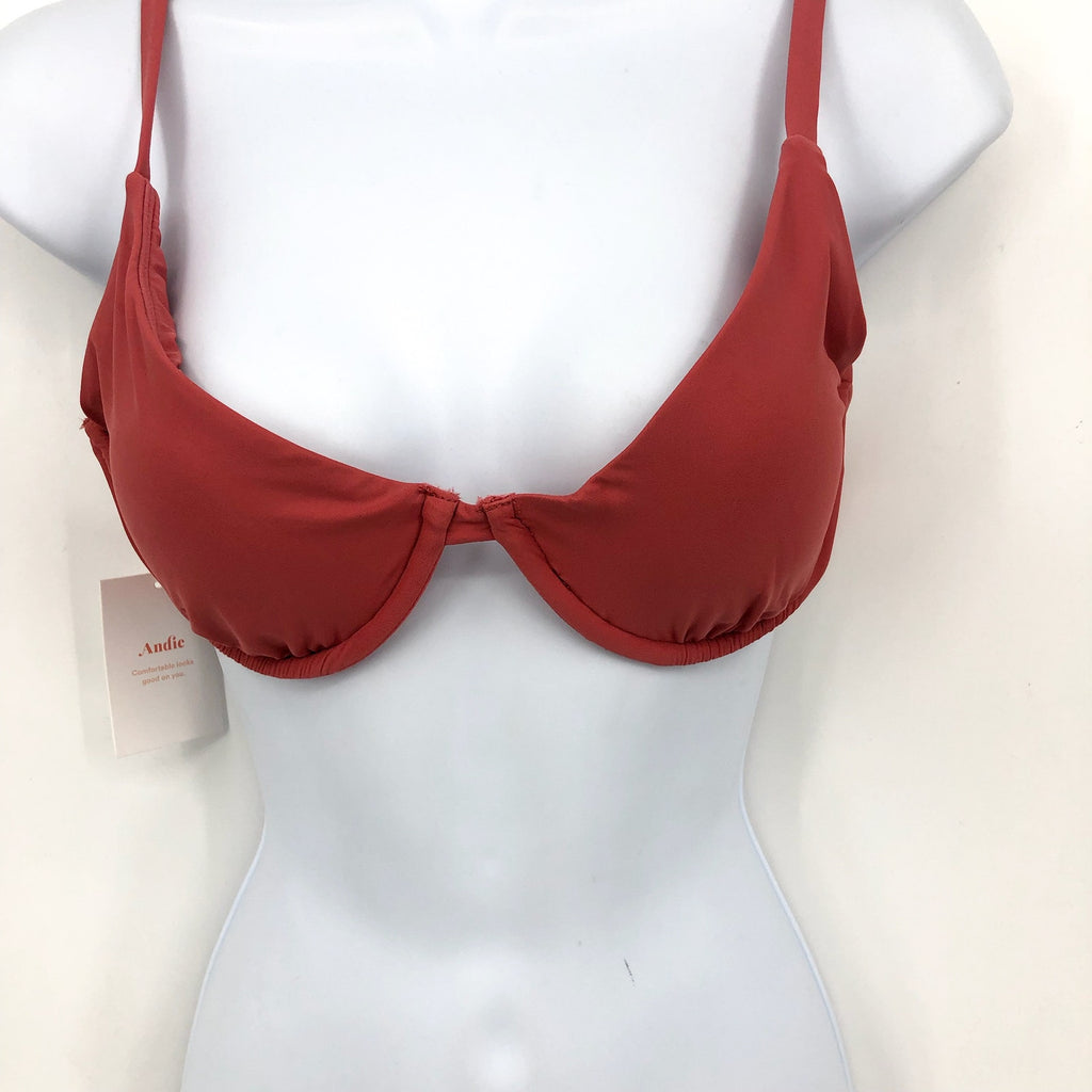 ANDIE SWIM Women's Sicily Underwire Bikini Top Medium Punch Pink