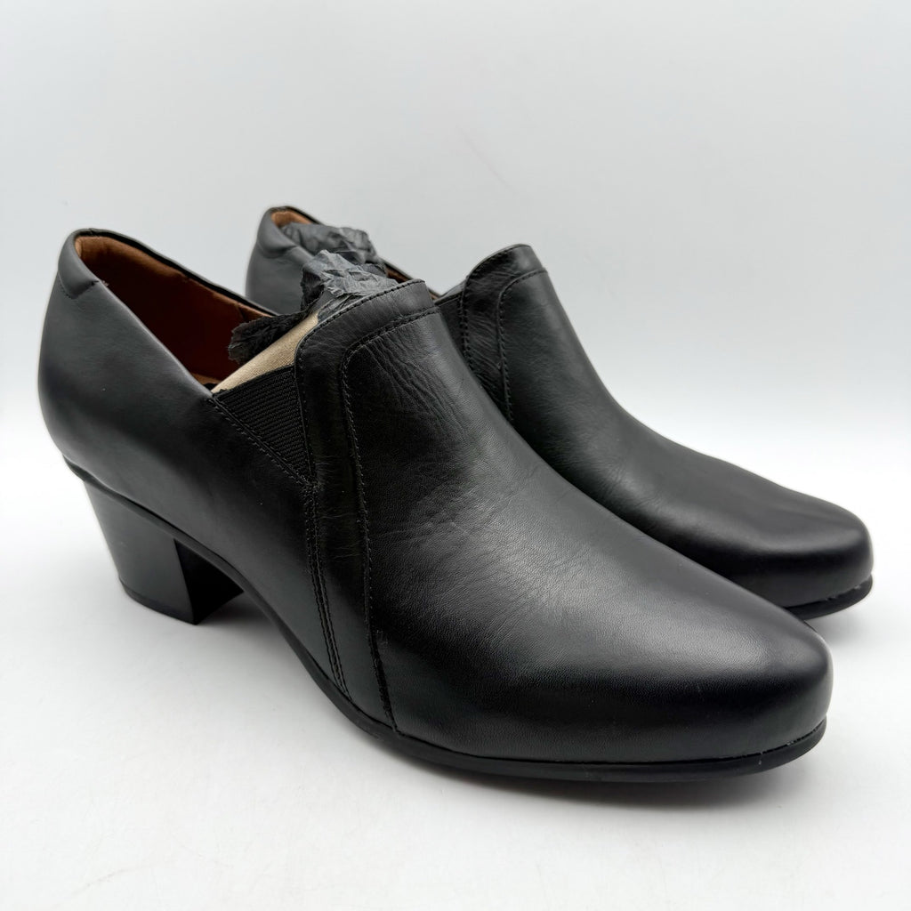 Cobb Hill Womens Winny Pumps US 11 Wide Black Leather Slip On NWOB