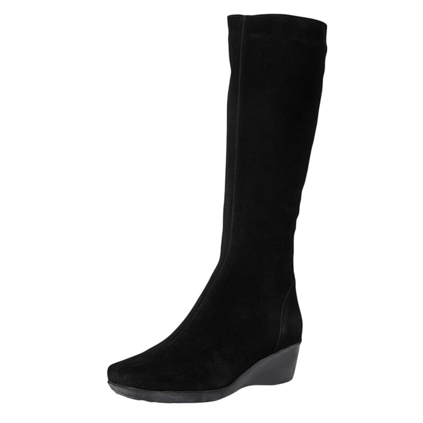 La Canadienne Womens Evah Boots US 6.5M EU 37 Black Suede Waterproof NIB