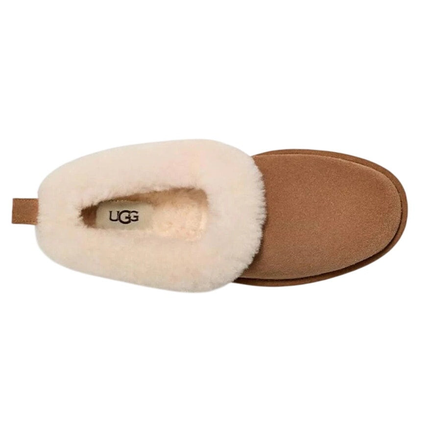 UGG Womens Nita Platform Slippers US 10 EU 41 Chestnut Brown Suede NWOB