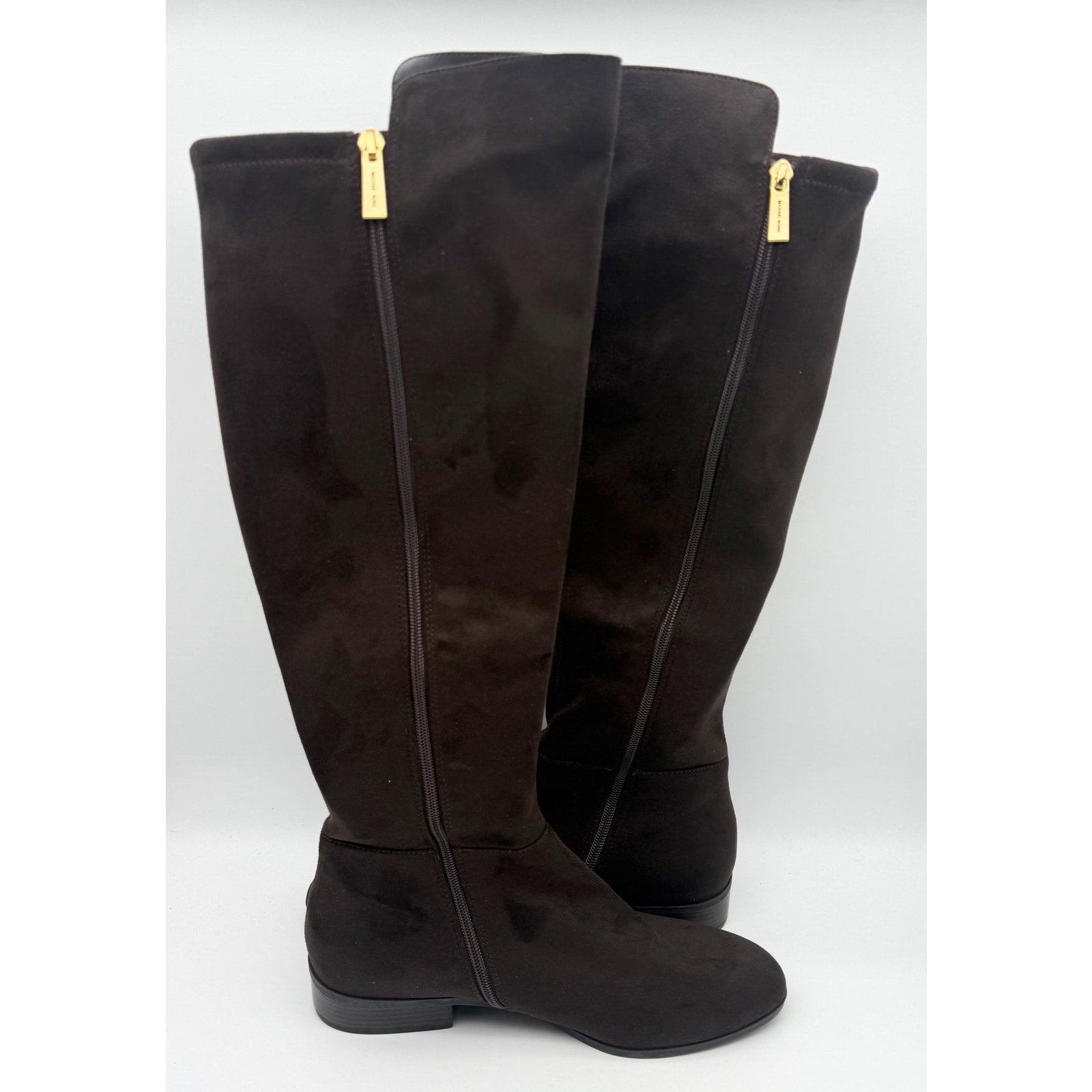 Michael Kors Womens Bromley Stretch Over-The-Knee Boot Size 11 Brown NWOB