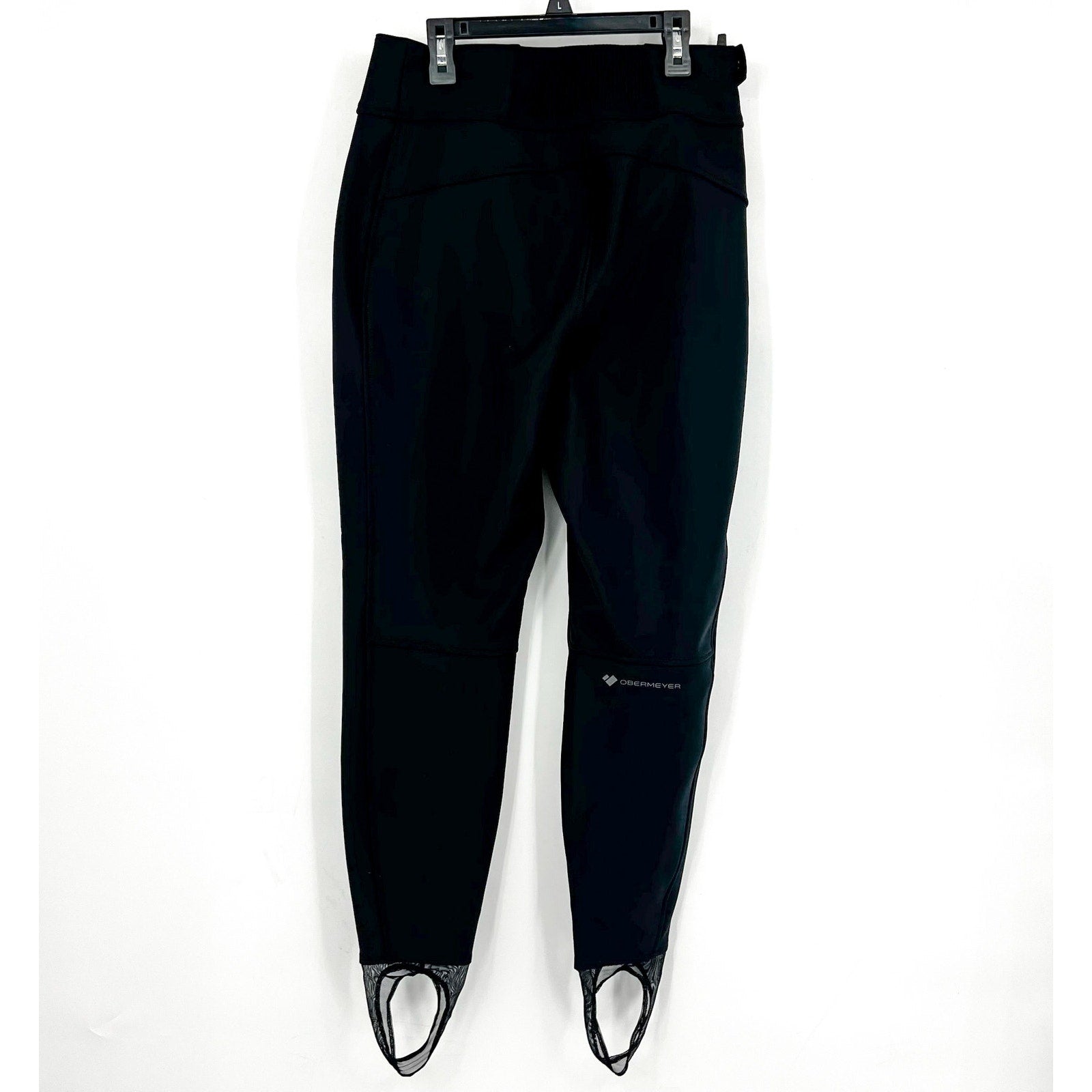 OBERMEYER Women's Jinks ITB Softshell Pants Size 10 Black Waterproof Stirrup NWT