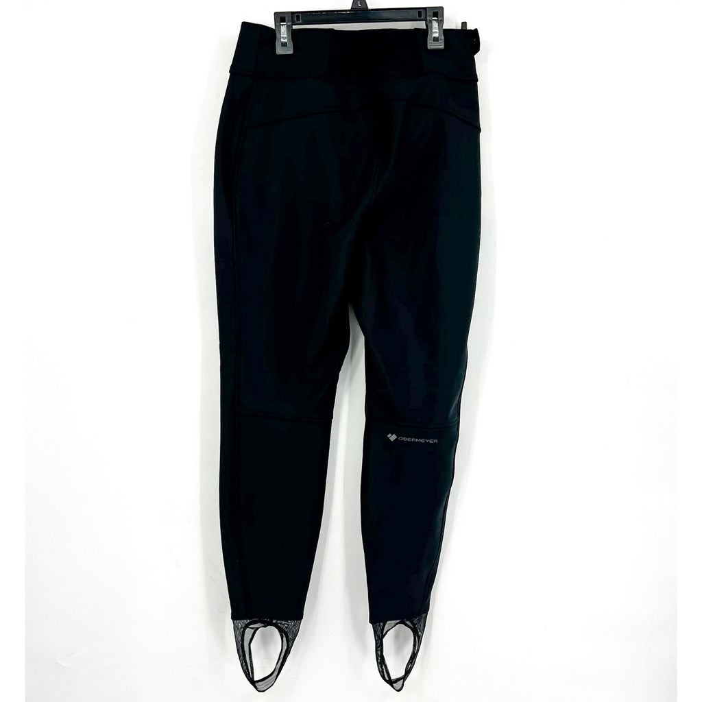 OBERMEYER Women's Jinks ITB Softshell Pants Size 10 Black Waterproof Stirrup NWT