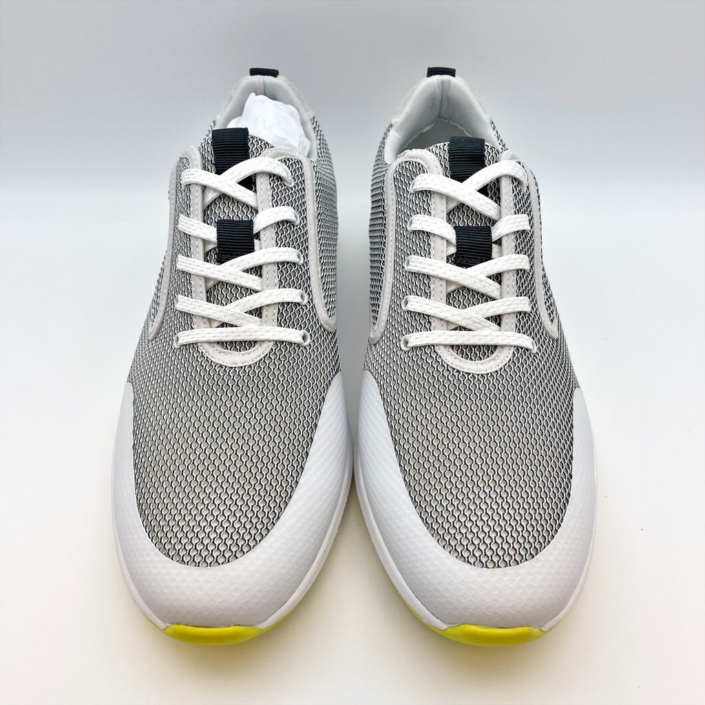 Vince Camuto Mens Emmitt Mesh Sneaker US 10 M EU 43 White Lace-Up Closure NIB