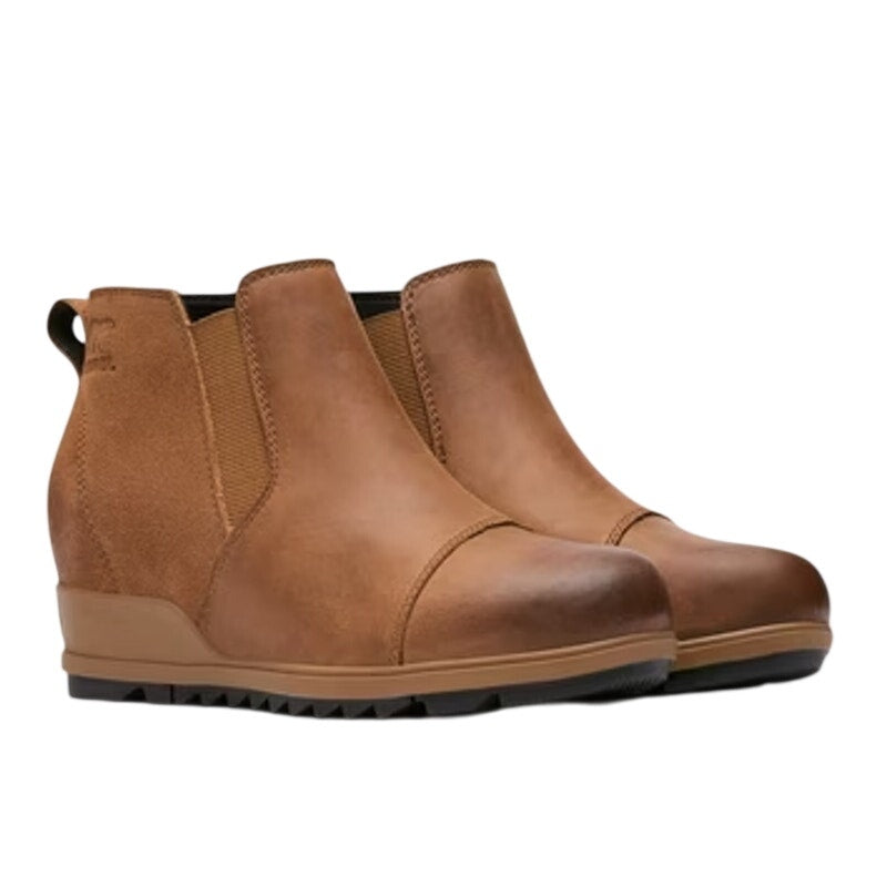 Sorel Womens Evie Ankle Boots Size 9 EU 40 Tan Leather Waterproof NIB