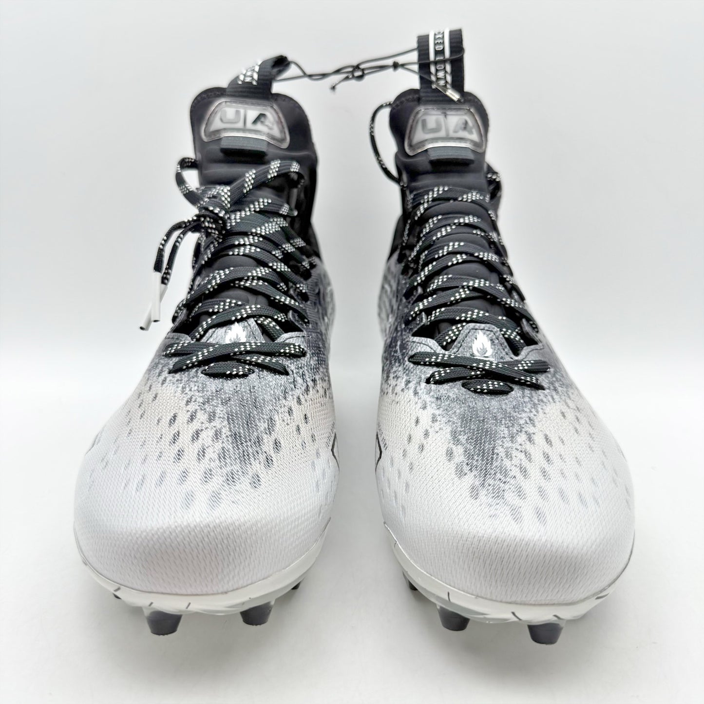 Under Armour Mens Spotlight Lux Mc 2.0 Football Cleats US 10 Black White NWOB
