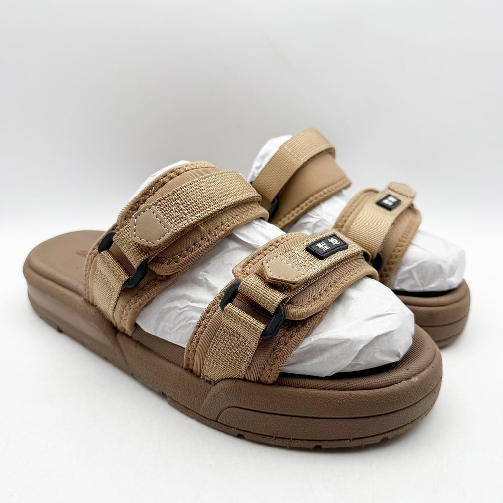 SEICHI Mens Sandoru Ichi Slide Sandals Size 11 EU 44 Mocha Brown NIB