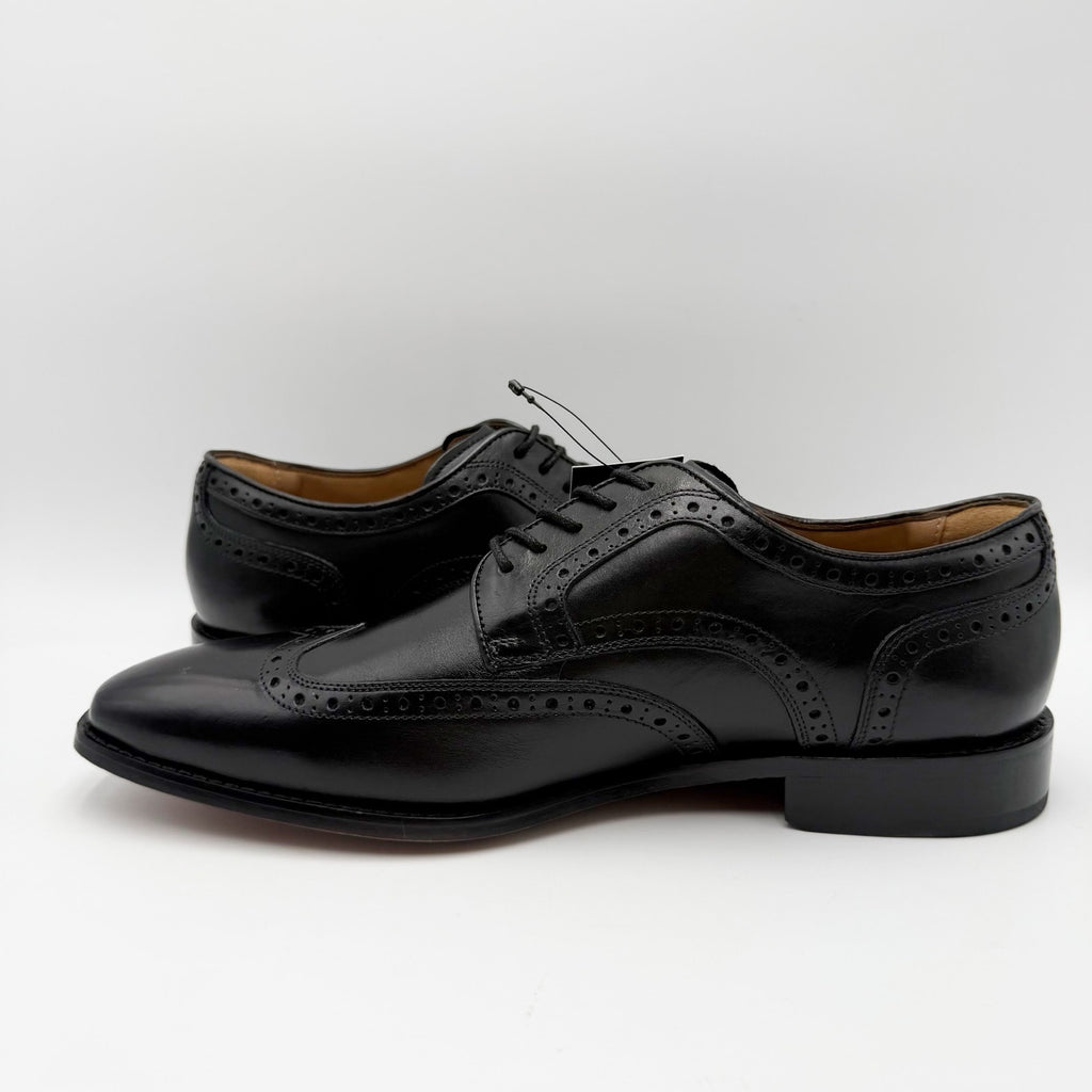 Florsheim Mens Conetta Wing Tip Oxford Shoes Size 11.5 M Black Leather NIB