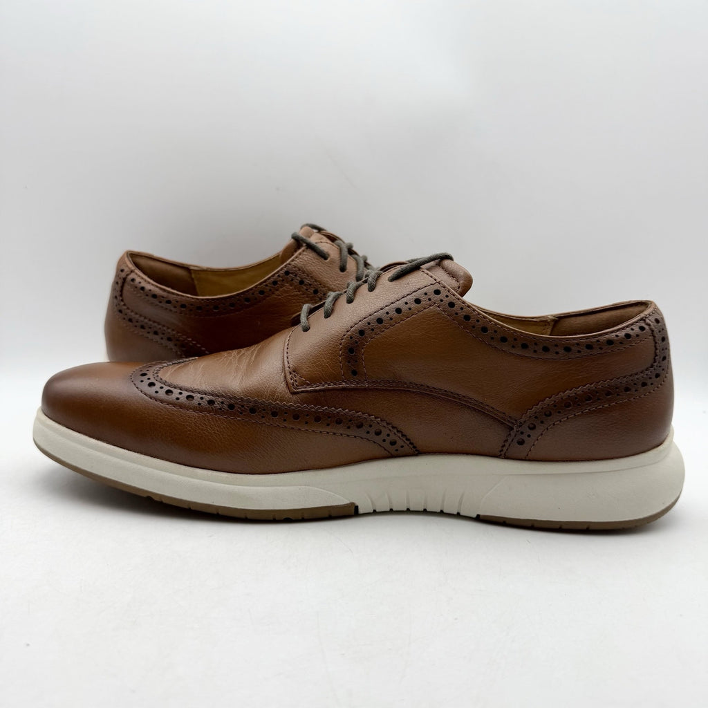 Florsheim Mens Flair Steel Toe Work Oxford Shoes US 10 M Brown Leather NWOB