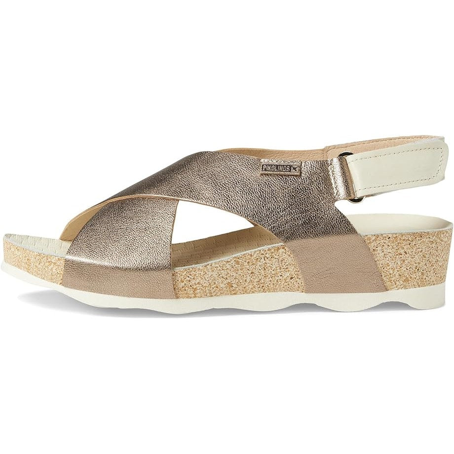 PIKOLINOS Womens Mahon W9E-0912CLC1 Sandals EU 41 US 10.5-11 Beige Leather NIB