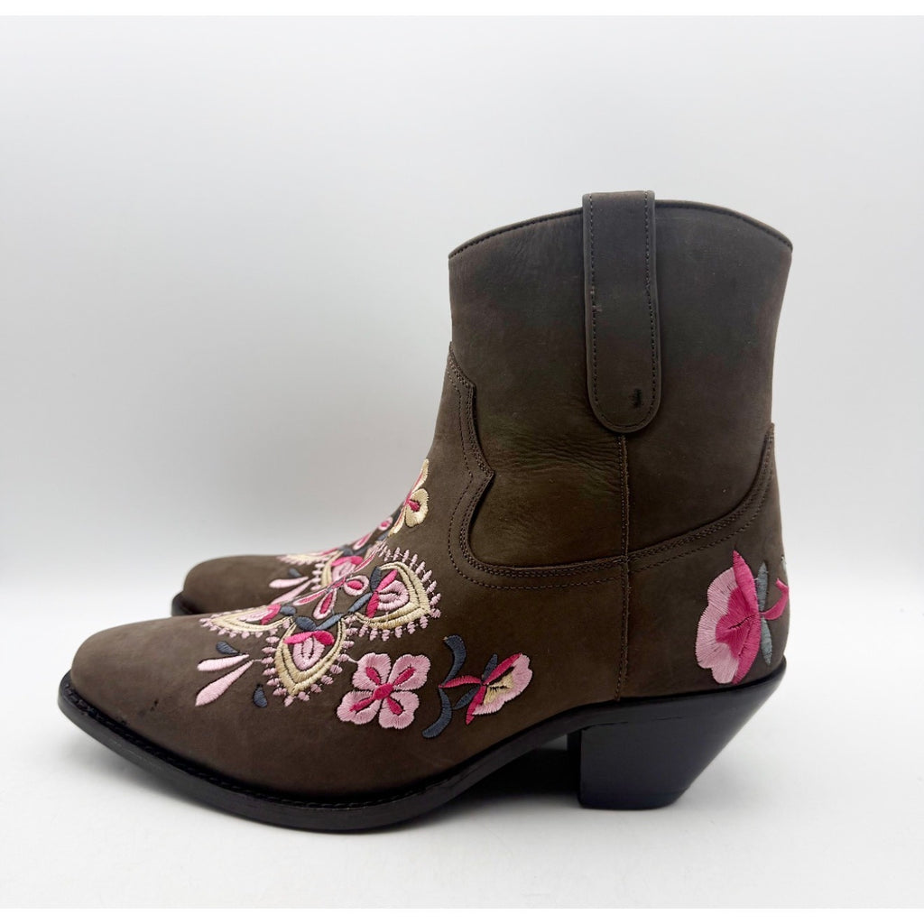 Diba True Women Cains Ville Western Bootie Size 9 M Brown Multi Leather NWOB