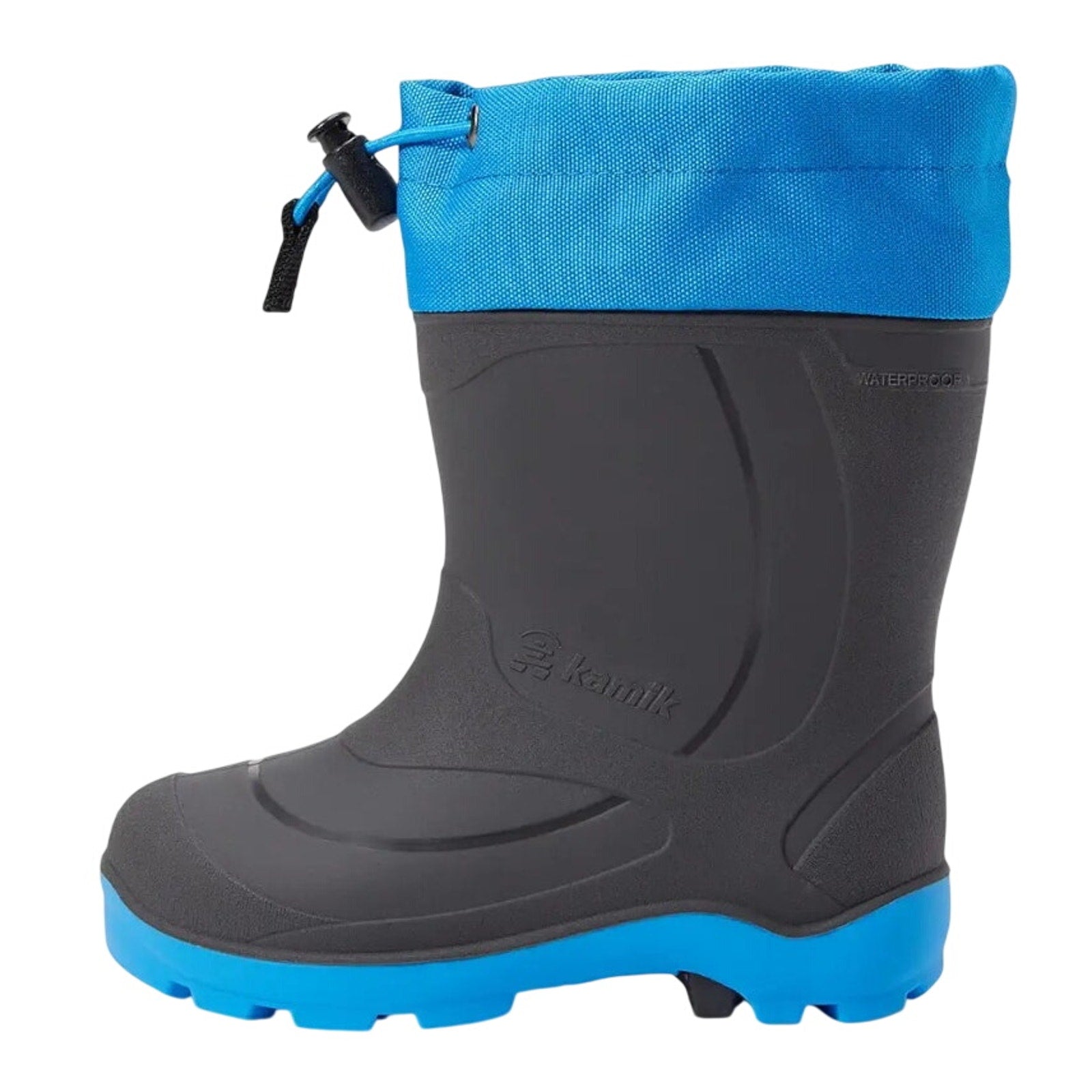 Kamik Kids Snobuster Winter Boots US 4 EU 36 Grey Blue Waterproof NIB
