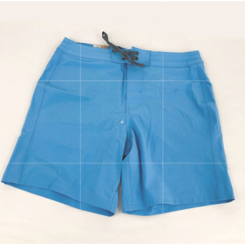 PRANA Men's Riveter Board Shorts Size 30 Blue Clear Sky 7" Inseam Drawstring NWT