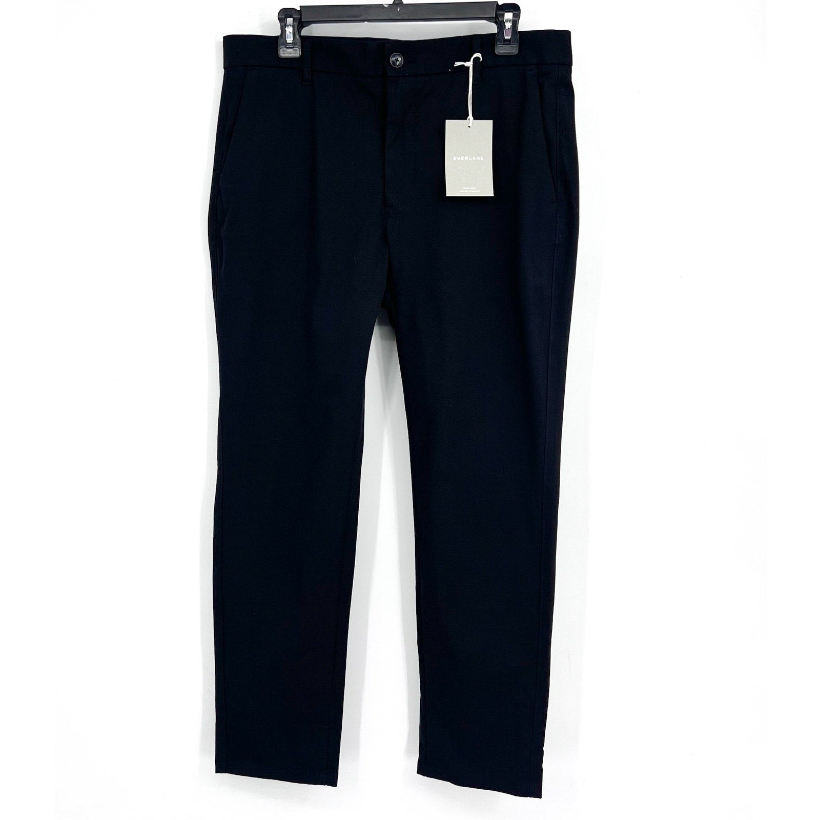 EVERLANE Men's Uniform The Performance Chino 34x30 Black Pants NWT