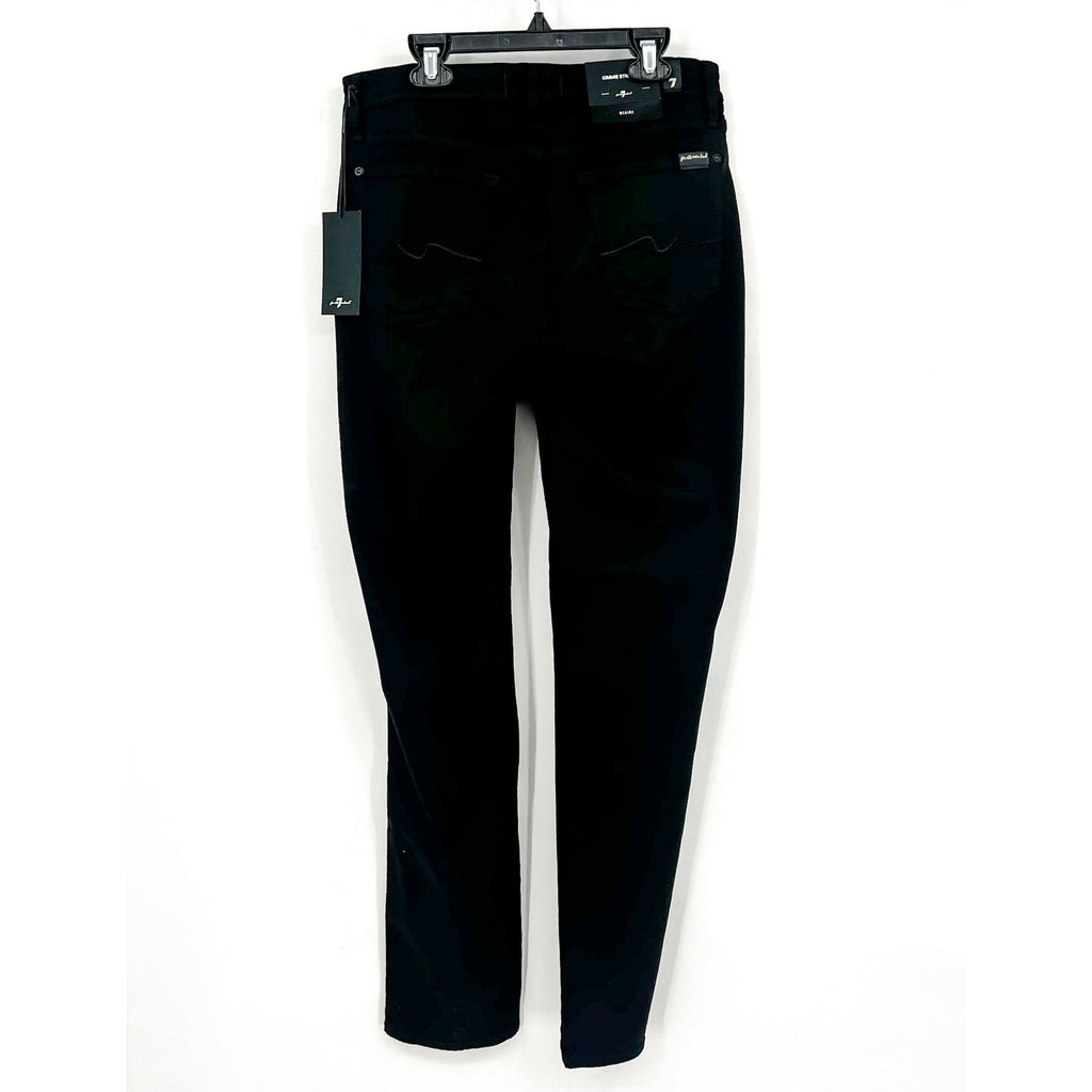 7 FOR ALL MANKIND B(AIR) Kimmie Straight Jeans Size 30 US 10 Rinsed Black NWT