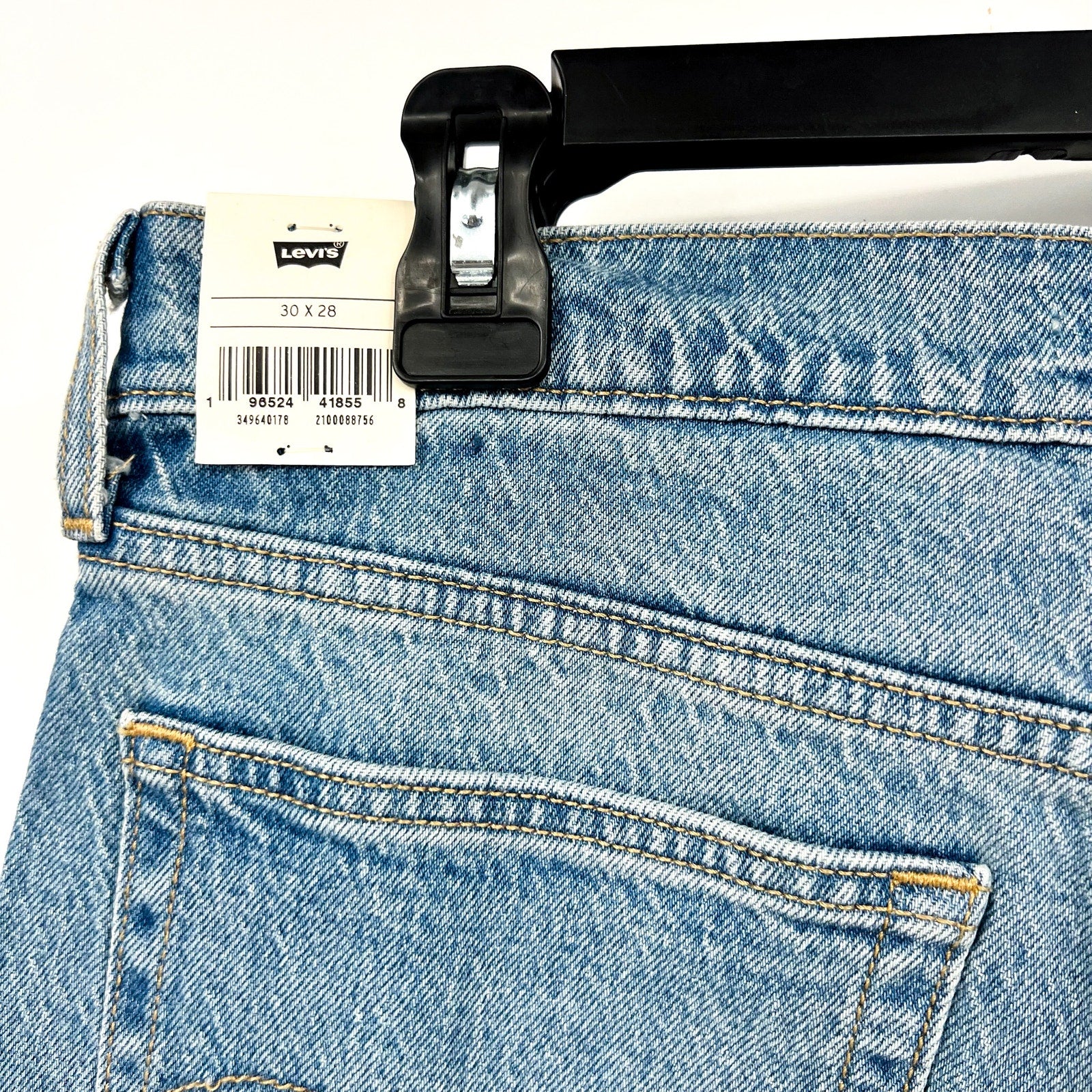 LEVI'S Womens Wedgie Straight Jeans 30x28 US 10 Calling All Blue 34964-0178 NWT