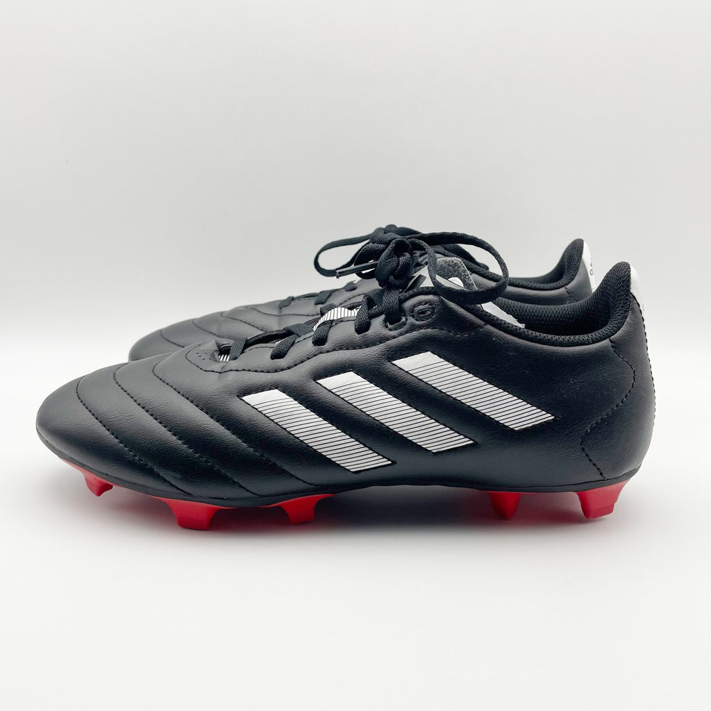 Adidas Mens Goletto VIII Soccer Cleat US 12 Fr 46 2/3 Black Red Firm Ground NWOB