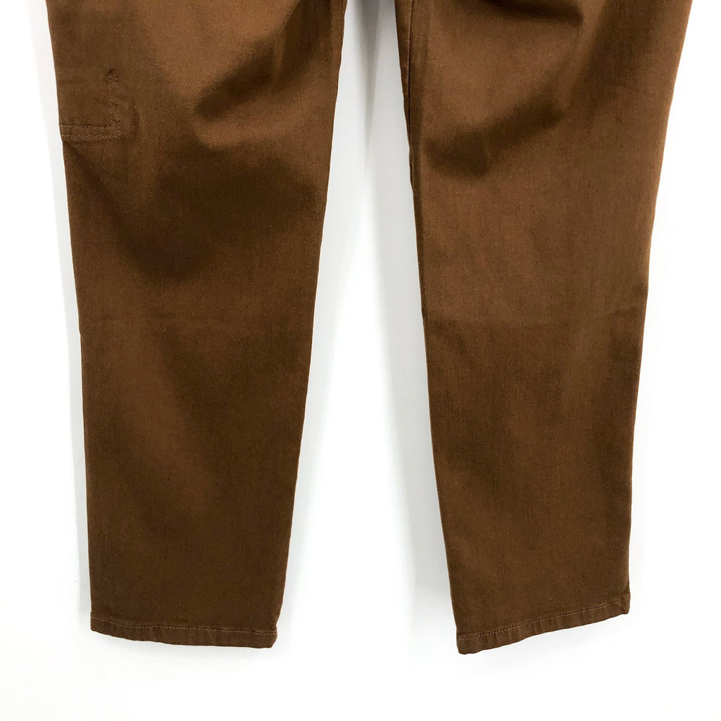 KUT FROM THE KLOTH Cargo Pants Size 12 Brown Autumn Ankle Straight Leg  NWT