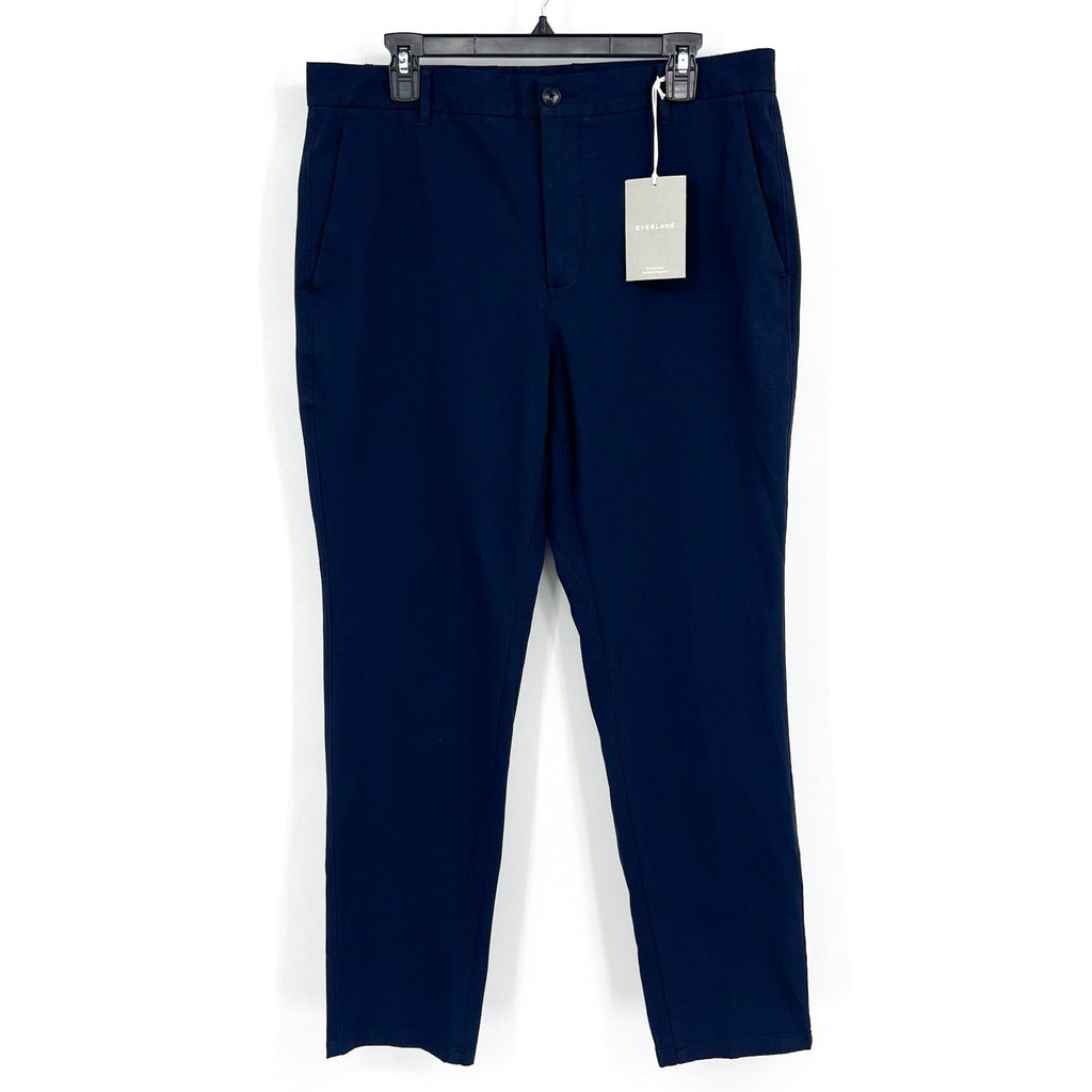 EVERLANE Men's Uniform Performance Chino 31x34 Navy Blue Slim Fit Pants NWT