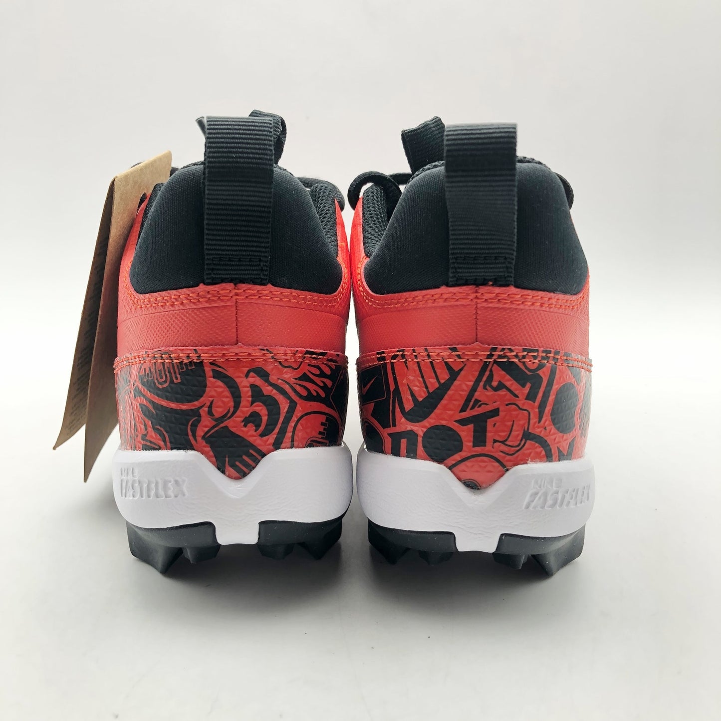 Nike Boys' Alpha Menace 4 Shark SE Football Cleats Size 5.5 Red Black NWOB