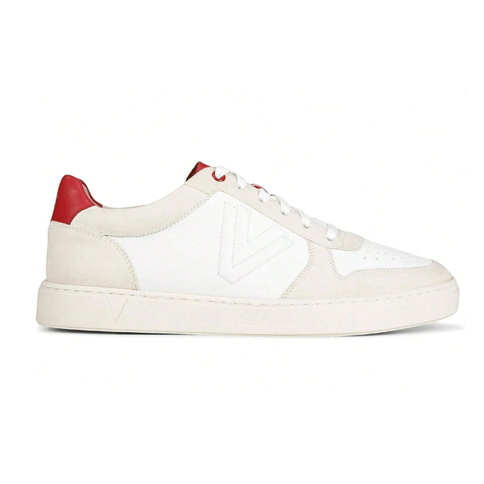 Vionic Womens Kimmie Court Sneakers US 12 M White Red Leather NWOB