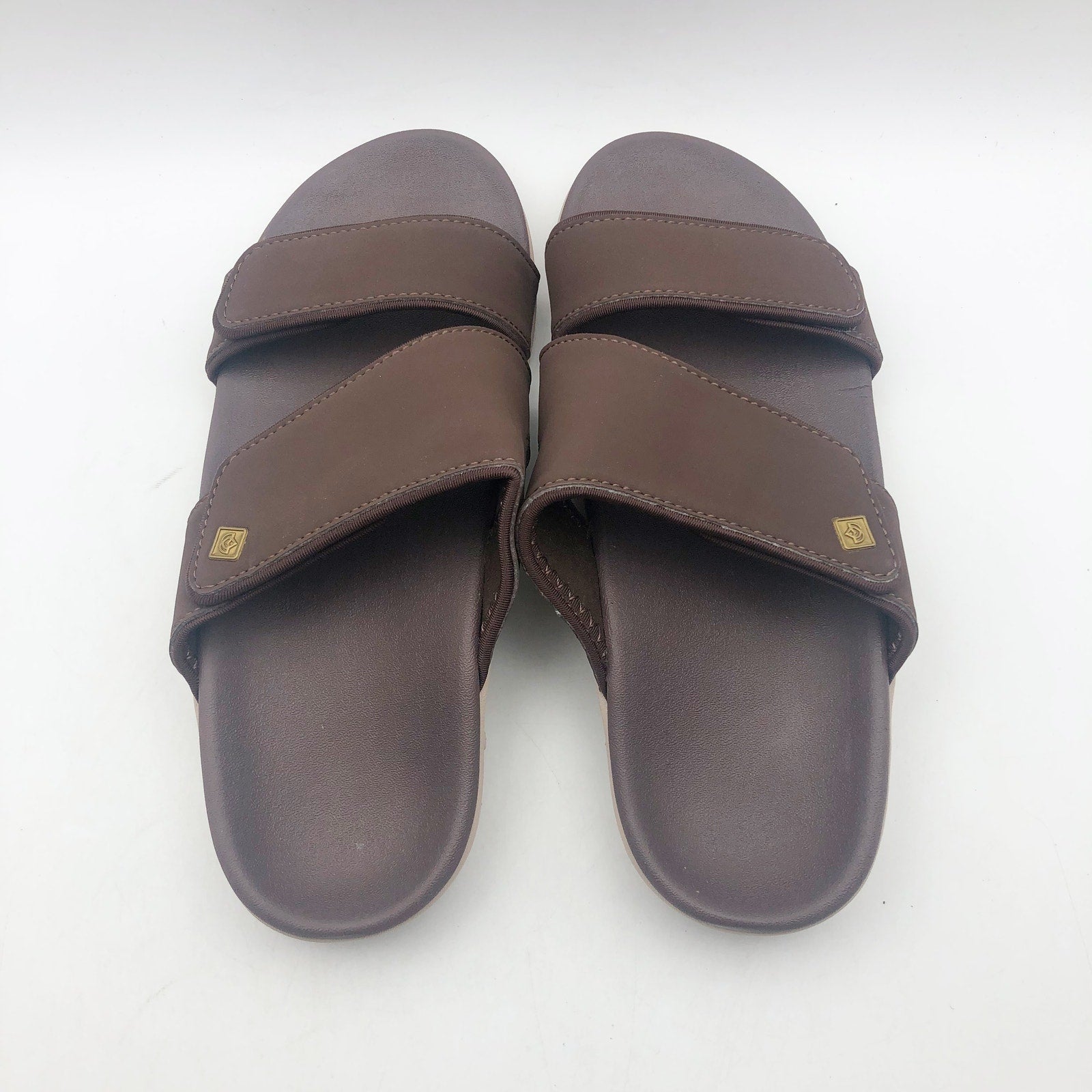 Spenco Womens KHOLO NUEVO Comfort Slide Sandals Size 7.5B Brown French Toast NWT