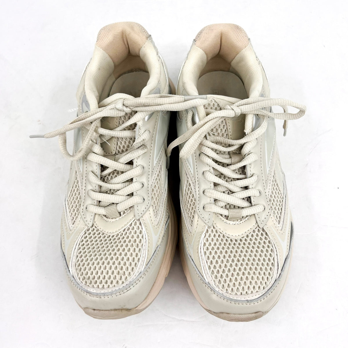 REEBOK Women's Belwave Leather Sneakers Size 9 EU 40 Tan Natural Lace Up NWOB