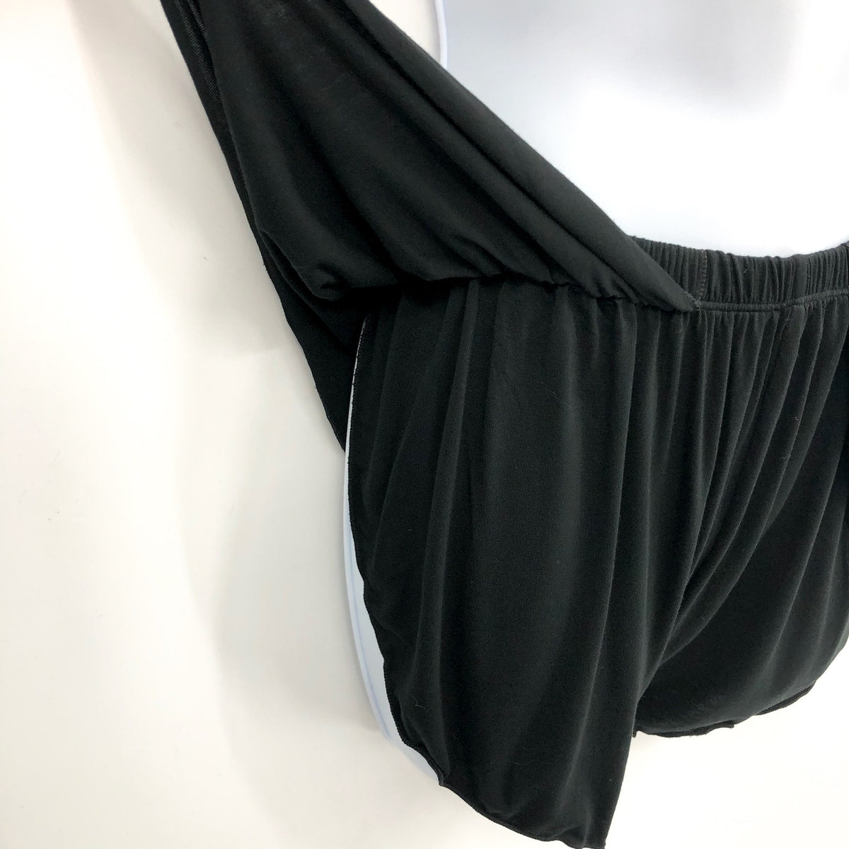 KICKEE PANTS Sleeping Bra Shorts & Duster Robe Set Small Black Midnight NWT