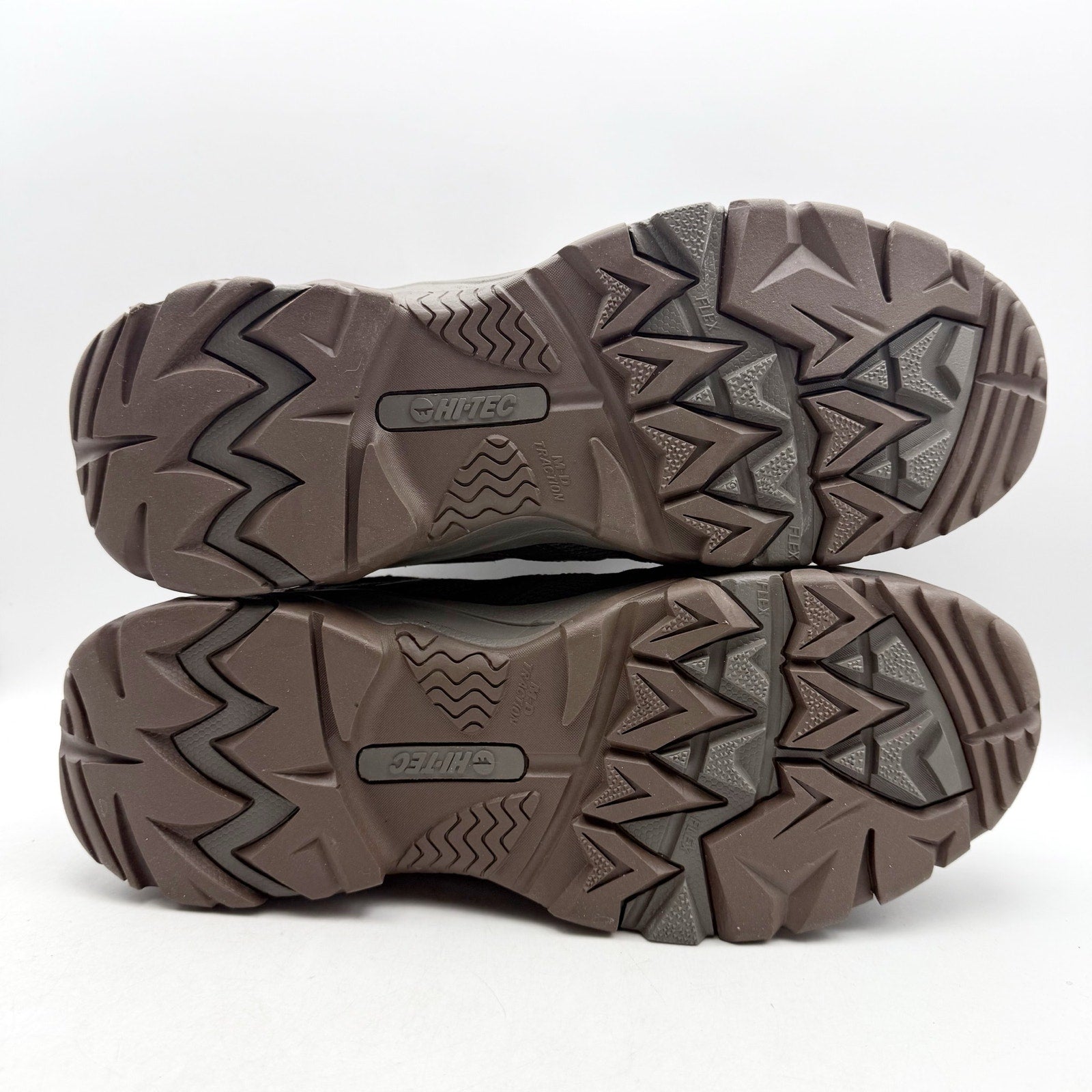 Hi-Tec Mens Ht Ravus Mid Hiking Boots US 15 EU 48 Brown Waterproof NWOB