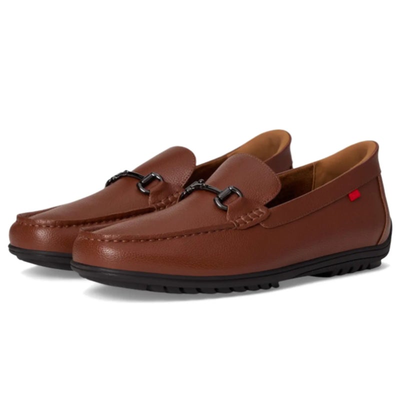 Marc Joseph New York Mens Elliot Road Loafers Size 8.5 Wide Brown Leather NIB