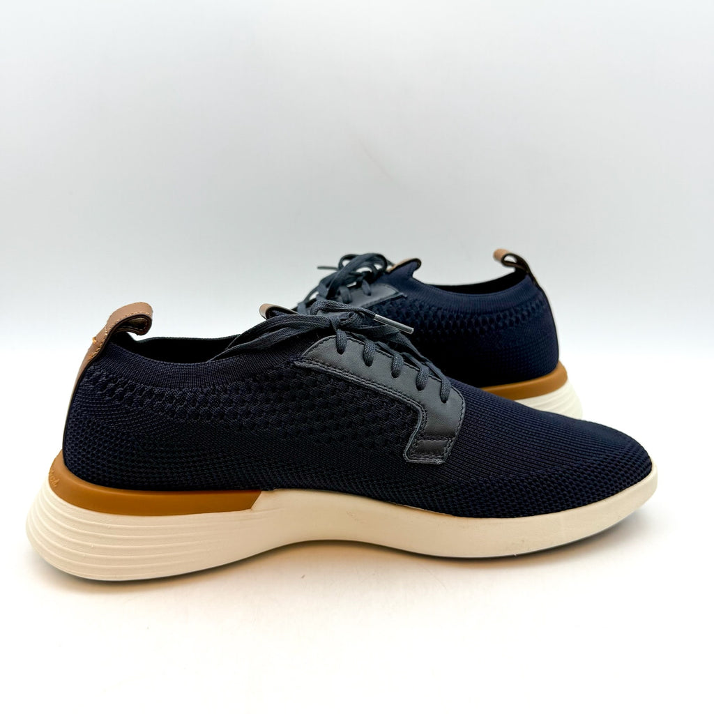 Wolf & Shepherd Swiftknit Derby Sneakers MENS 6 WOMENS 8 Navy Blue Knit NIB