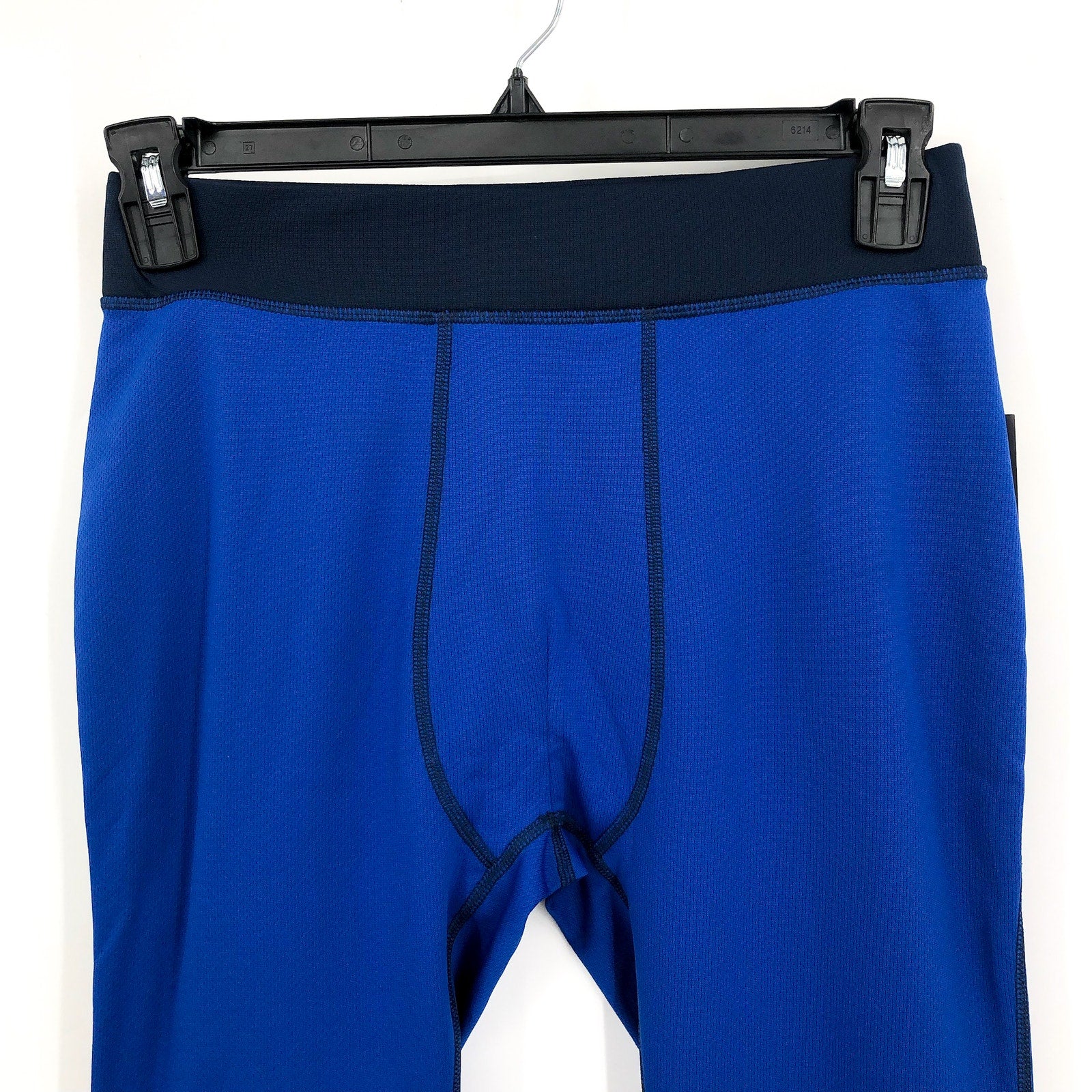 SPYDER Men's Charger Pants Small Electric Blue Leggings Base Layer UPF NWT
