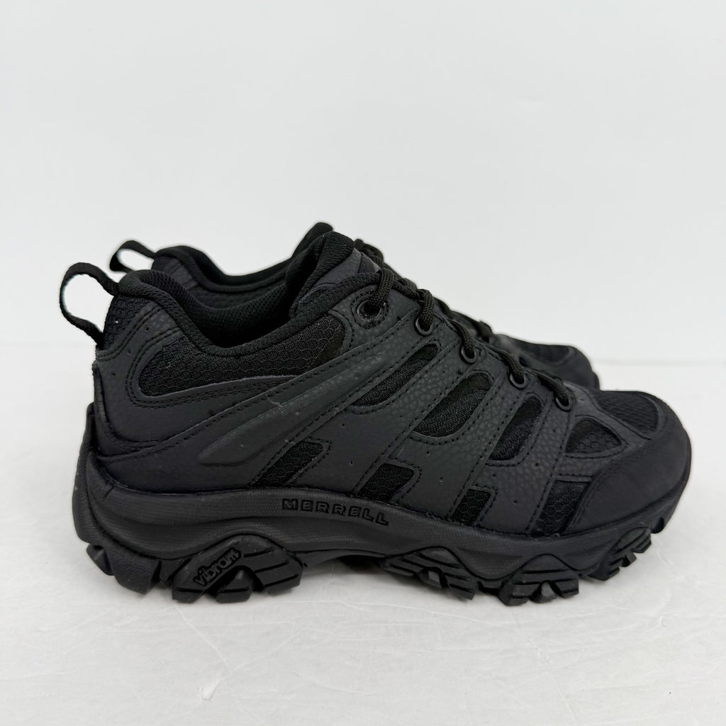 Merrell Moab 3 Tactical Work Sneakers Mens 4 Womens 5.5 wide Black Leather NIB