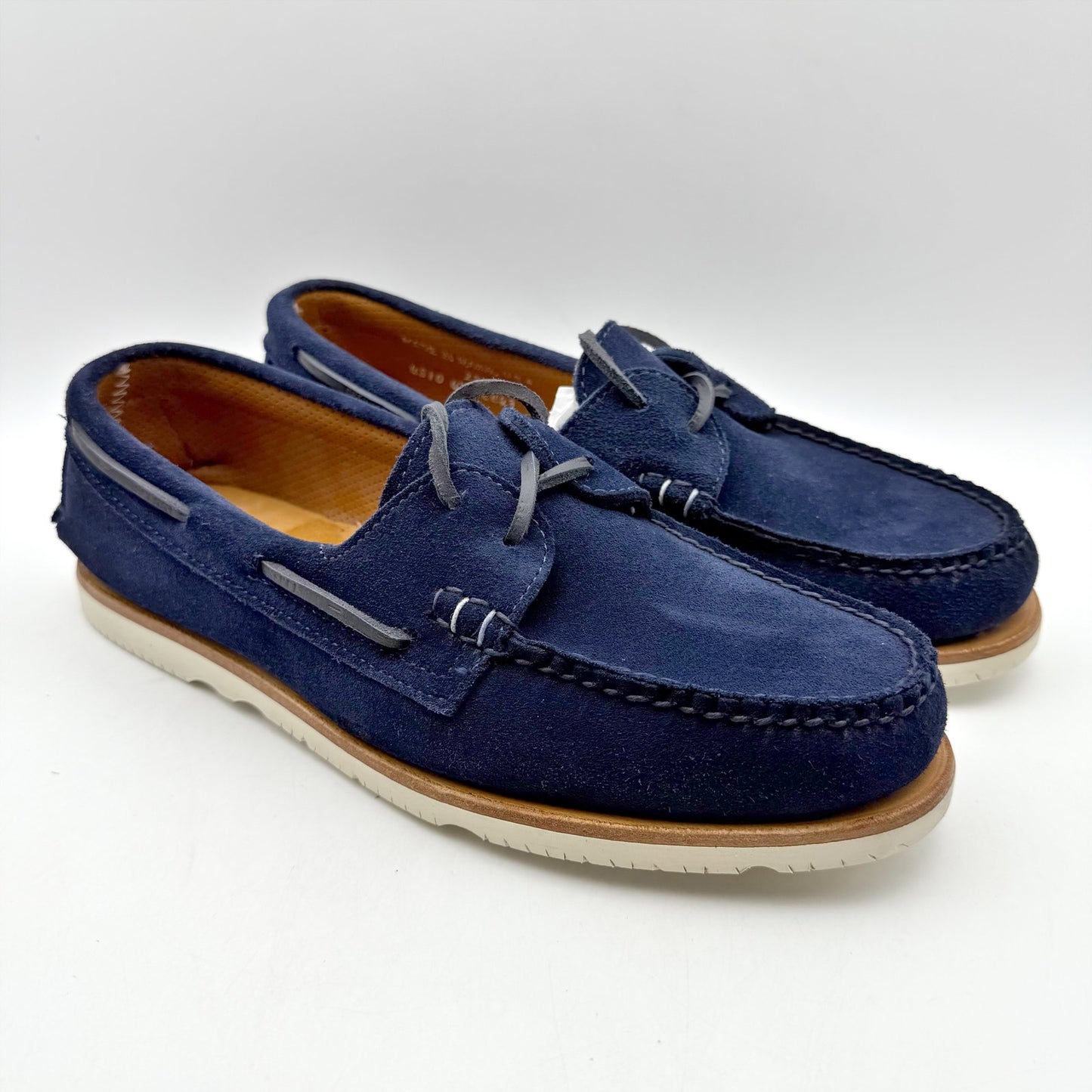 Sperry Mens X Sunspel Authentic Original Boat Shoe US 10 EU 43 Navy Suede NWOB