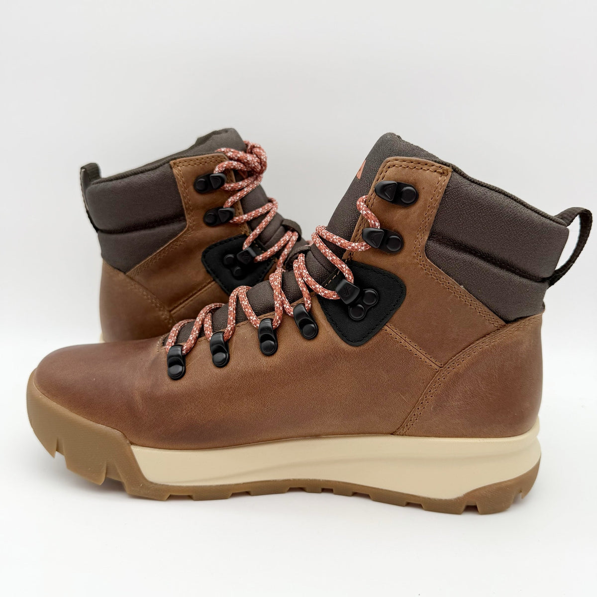 Forsake Womens Patch Mid ll Hiking Boots Size 8 Brown Leather Waterproof NWOB