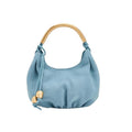 MADEWELL Women's The Mini Camren Handbag Blue Ocean Suede Leather NWT