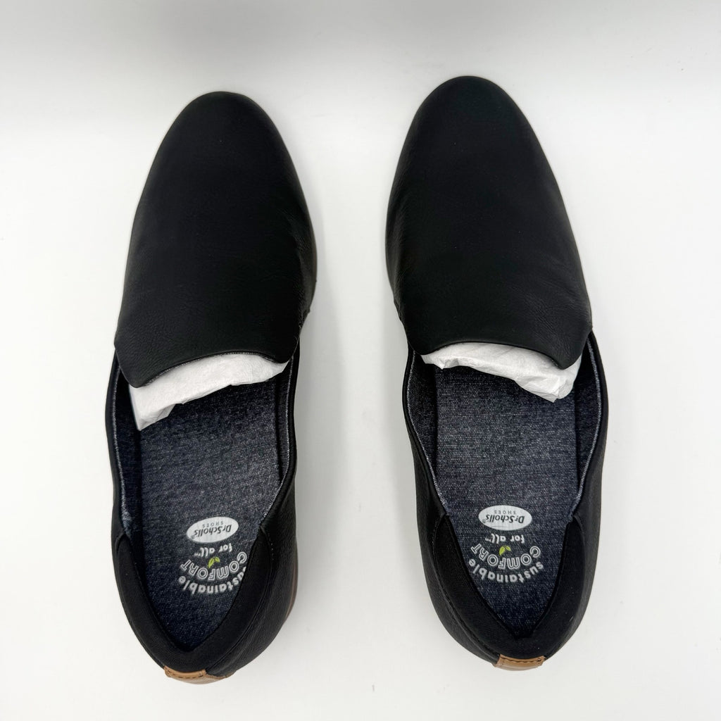 Dr. Scholls Womens Rate Loafers Size 11 Wide EU 42 Black Slip On NIB