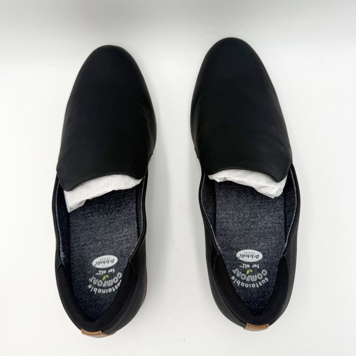 Dr. Scholls Womens Rate Loafers Size 11 Wide EU 42 Black Slip On NIB