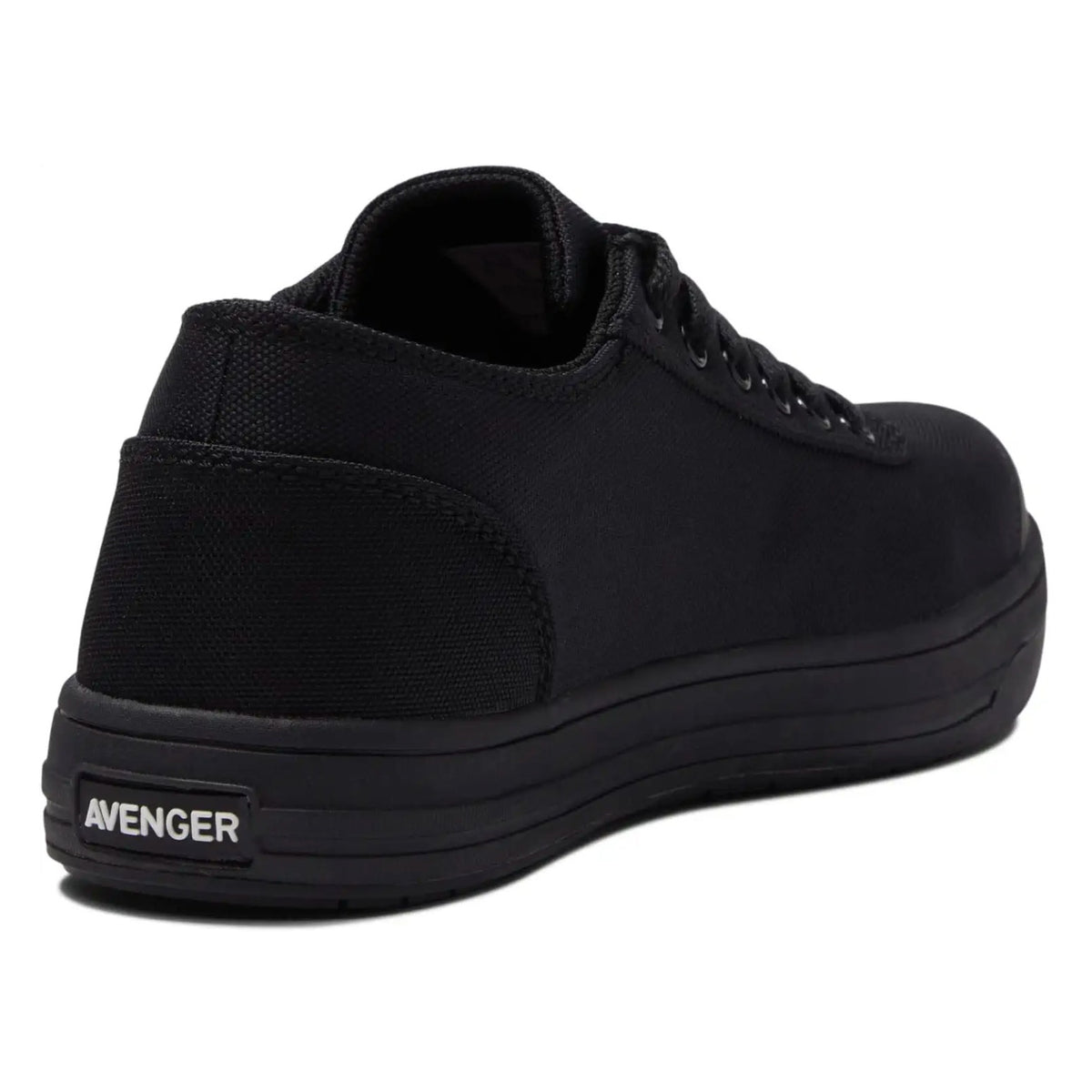 Avenger Mens Blade Low Work Shoes 9 WIDE Black Comp Toe A123 SR EH NIB