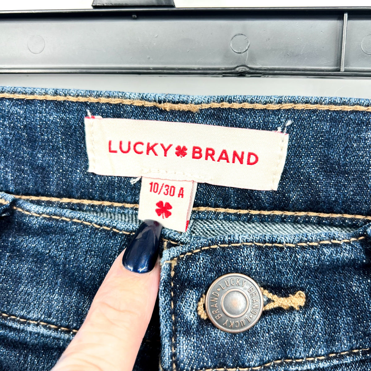 Lucky Brand Womens Sweet Bootcut Jeans 10/30 Blue Agate Mid Rise Stretch NWT