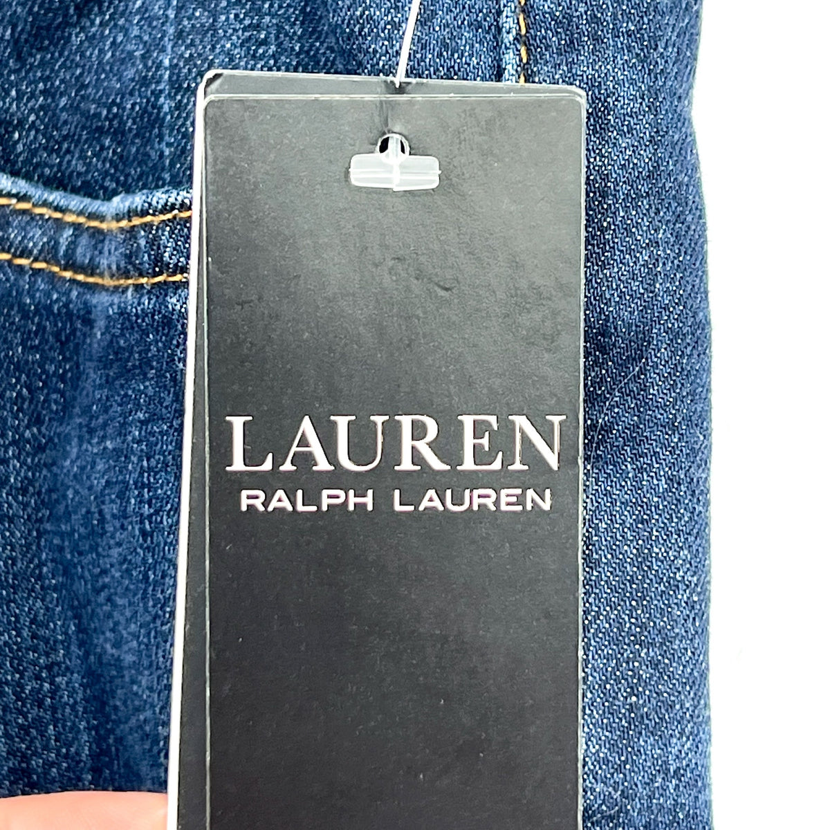 LAUREN RALPH LAUREN Womens Mid Rise Straight Leg Jeans Size 30 US 10 Blue NWT