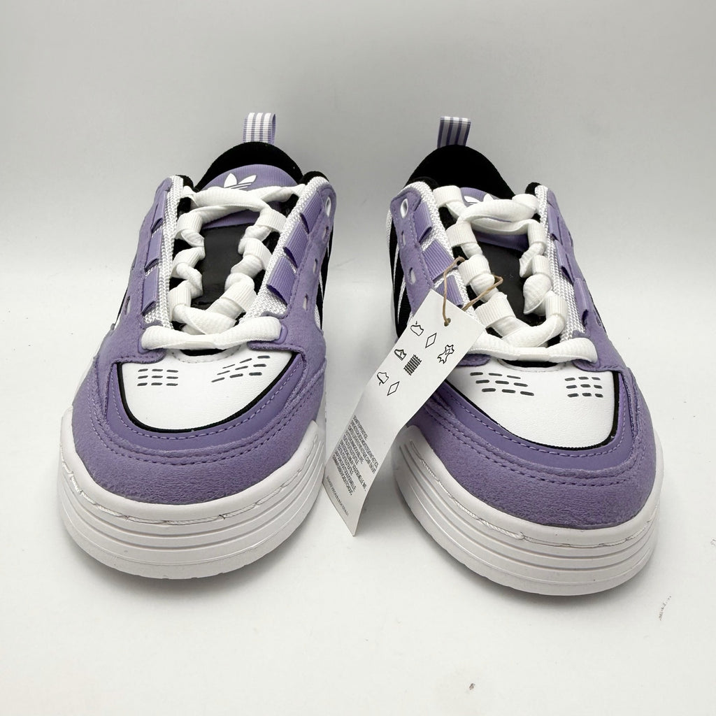 Adidas Originals Big Kids Adi2000 Sneakers Size 5 Purple White Leather NWT
